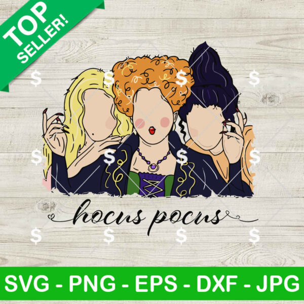 Hocus Pocus Sanderson Sisters Characters SVG