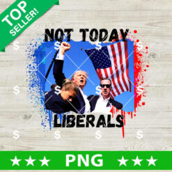 Not Today Liberals Trump Shooting PNG
