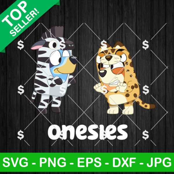 Bluey Bingo Onesies SVG