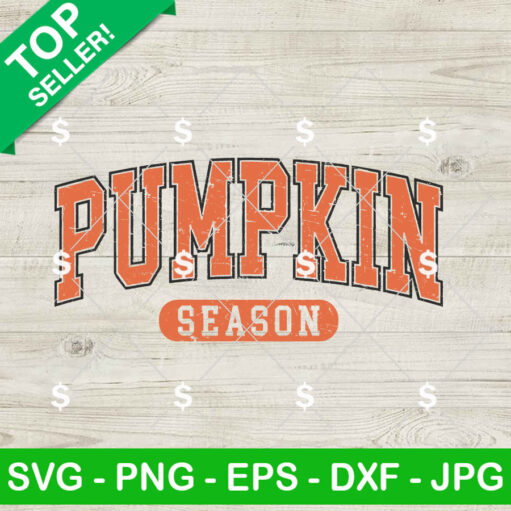 Retro Pumpkin Season Svg