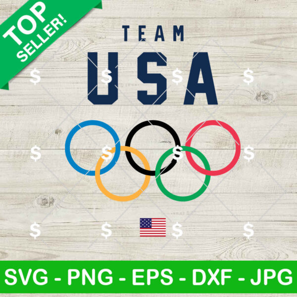 Team USA Paris Summer Olympics SVG