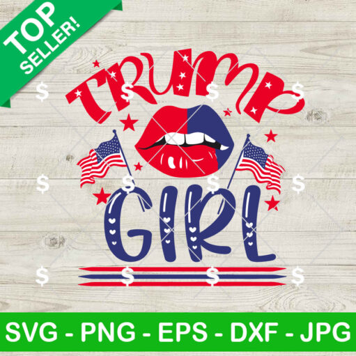 Trump Girl Svg