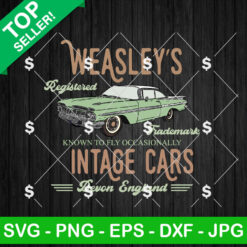 Weasley's Vintage Wizard Flying Car SVG