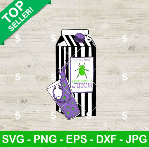 100% Pure Beetlejuice Juice Svg