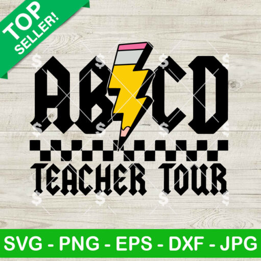 Abcd Teacher Tour Svg