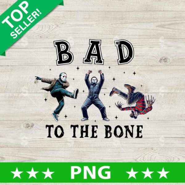 Bad To The Bone Horror Character Dancing PNG