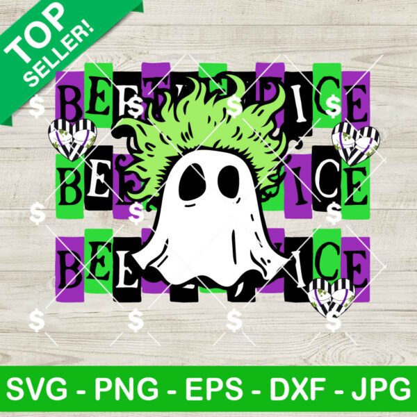 Beetlejuice Baby Ghost SVG, Beetlejuice Hair SVG, Beetlejuice Halloween Movie SVG