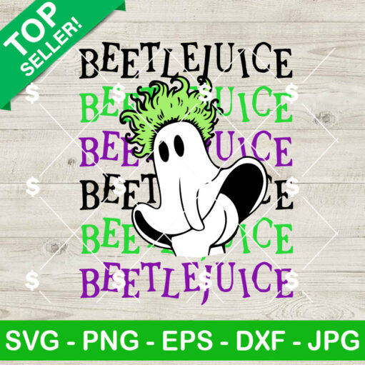 Beetlejuice Boo Ghost Svg