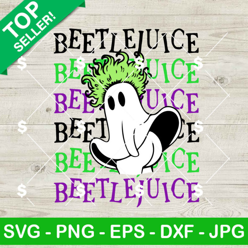 Beetlejuice Boo Ghost SVG