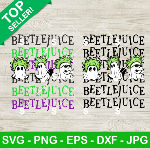 Beetlejuice Ghost Svg Bundle