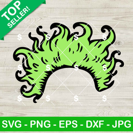 Beetlejuice Hair Svg