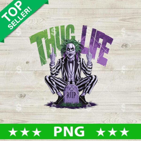 Beetlejuice Thug Life PNG