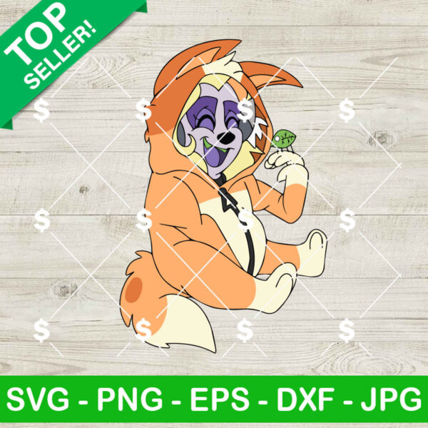 Beetlejuice With Bingo Heeler Suit SVG, Beetlejuice SVG, Bluey Beetlejuice SVG