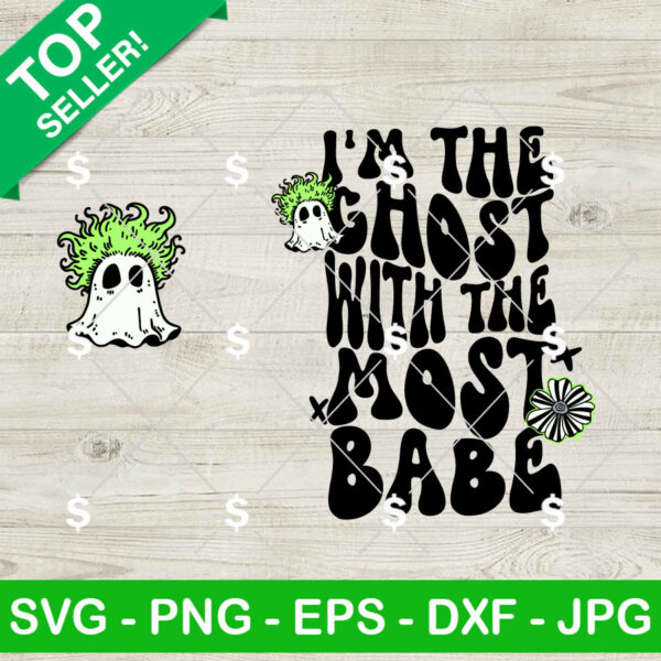 Beetlejuice I'm The Ghost SVG, Beetlejuice SVG, Beetlejuice Halloween Movie SVG