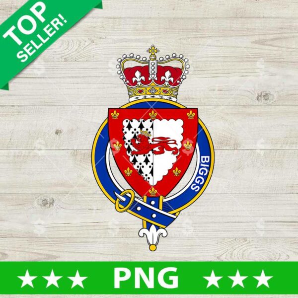 Biggs Coat of Arms PNG, Biggs Family Crest Sublimation PNG