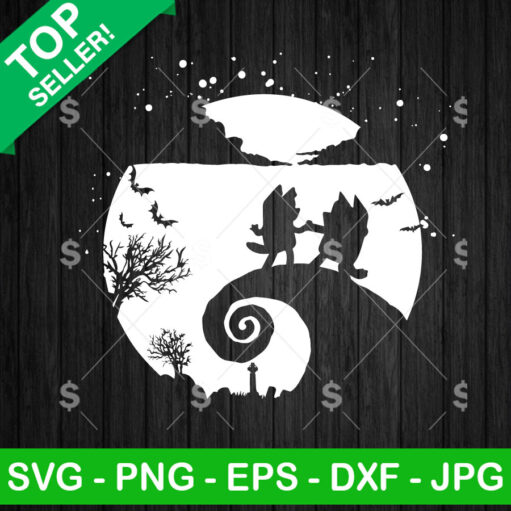 Bluey Bingo Nightmare Before Christmas Svg