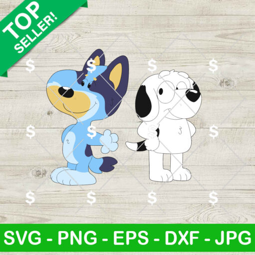 Bluey Snoopy Svg