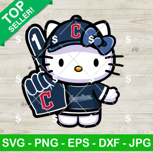 Cleveland Guardians Kitty Cat Mlb Svg