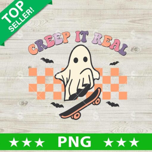 Creep It Real Halloween Boo Png