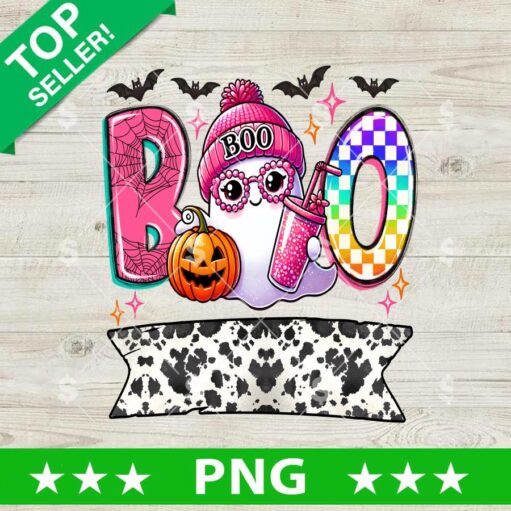 Cute Boo Custom Name Png