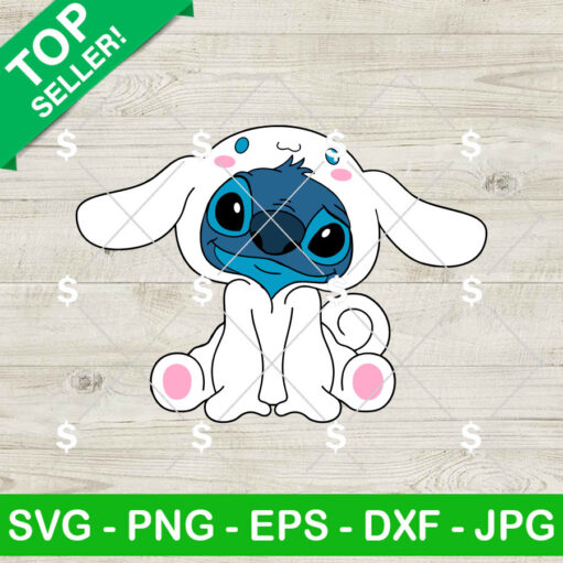 Cute Cinnamoroll Stitch Svg