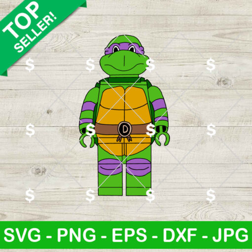 Donatello Ninja Turtle Lego Svg