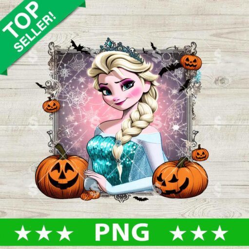 Elsa Pumpkin Halloween Png