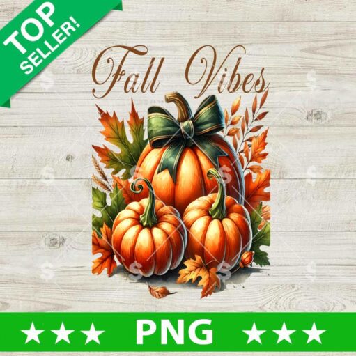 Fall Vibes Pumpkin Png