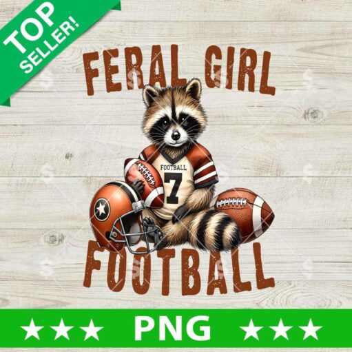 Feral Girl Football PNG