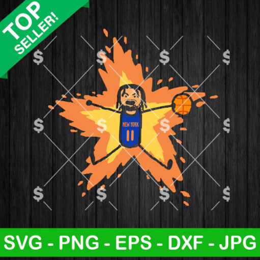 Free NY Knicks Jalen Brunson Supernova SVG