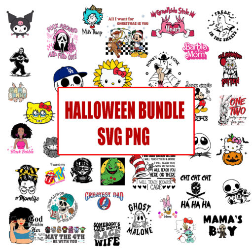 Halloween Bundle Svg Png