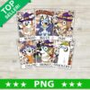Halloween Bluey Cartoon Tarot Card PNG