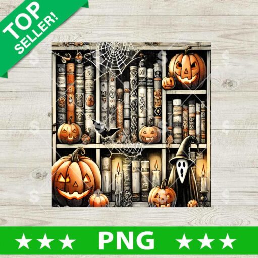 Halloween Bookself PNG