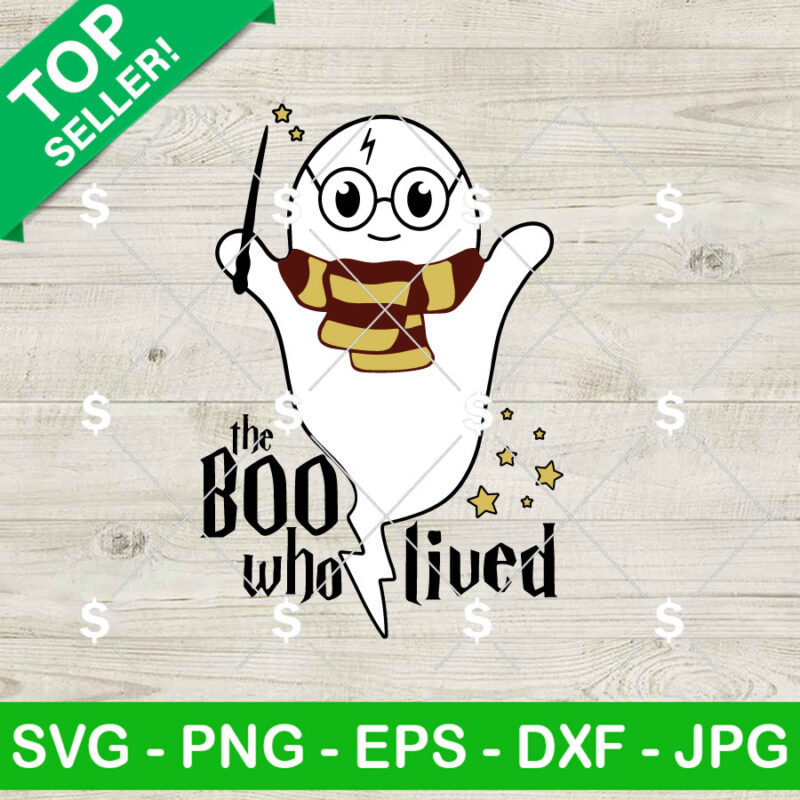 Harry Potter Boo Ghost SVG, The Bo Who Lived SVG, Boo Ghost Hogwarts ...