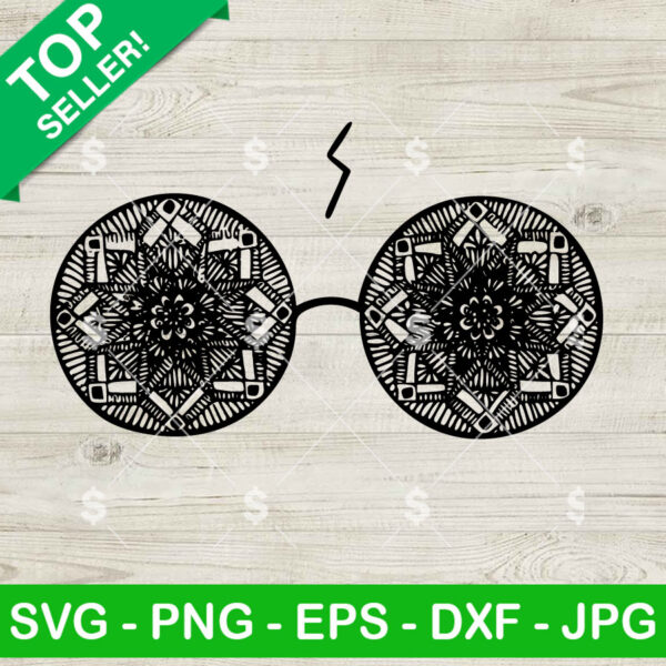 Harry Potter Glass Mandala SVG