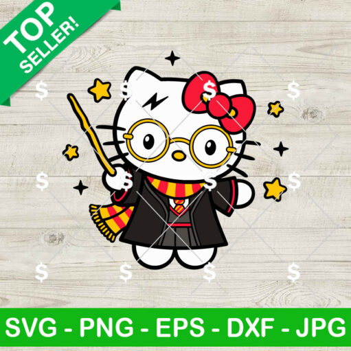 Hello Kitty Harry Potter Svg