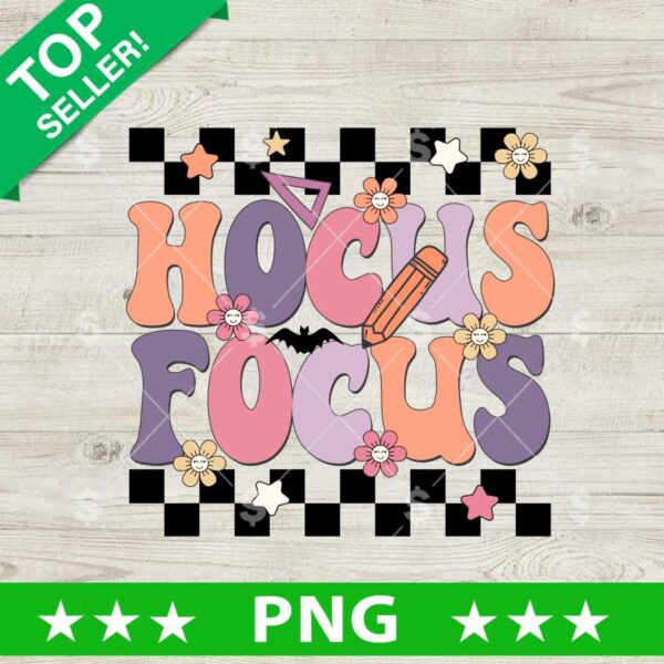 Hocus Focus School Halloween PNG