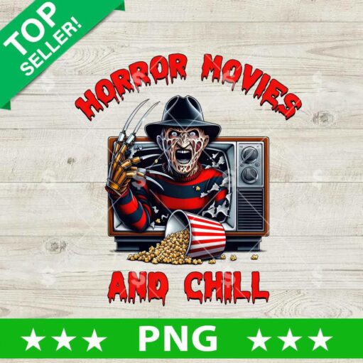 Horror Movie And Chill Freddy Krueger Png