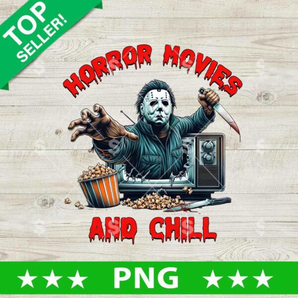 Horror Movie And Chill Michael Myers PNG