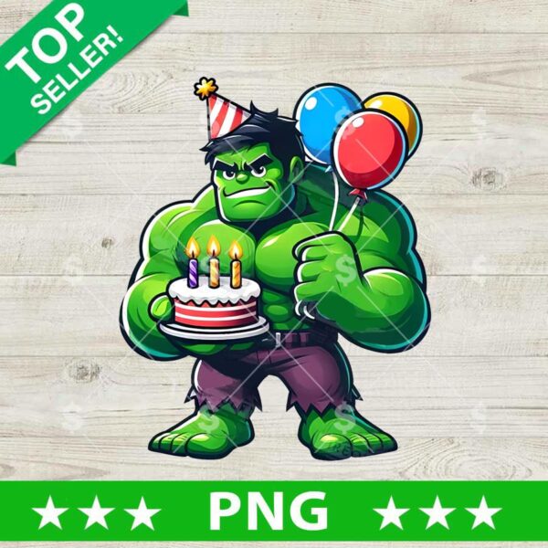 Hulk Happy Birhday PNG