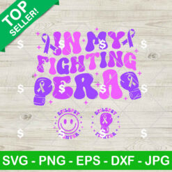 In My Fighting Era Epilepsy Awareness SVG, Epilepsy Awareness SVG, Purple Epilepsy Awareness SVG