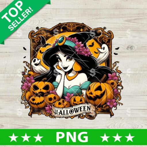 Jasmine Pumpkin Princess Halloween Png