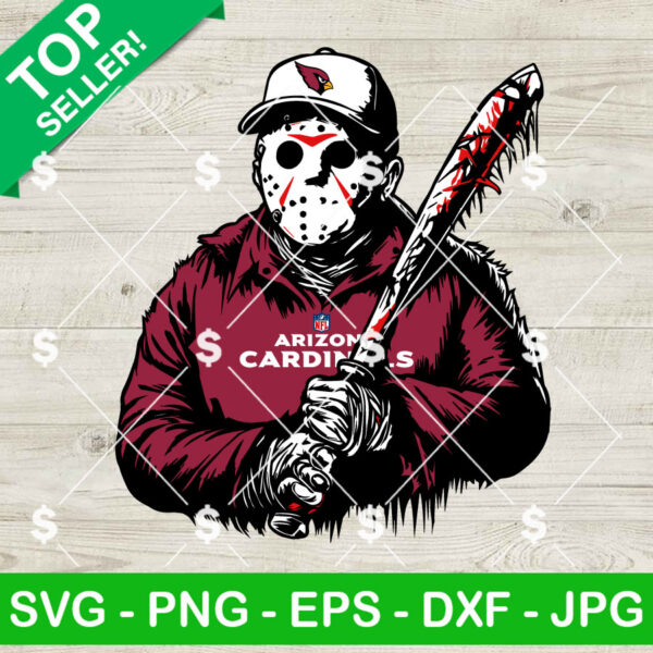 Jason Voorhees Arizona Cardinals Football SVG
