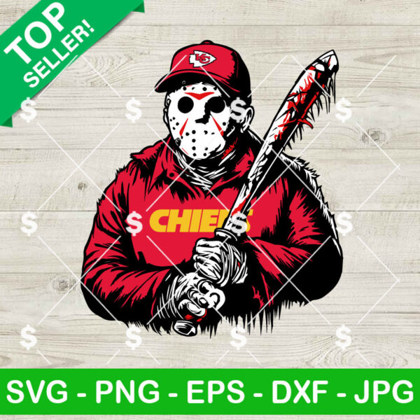 Jason Voorhees KC Chiefs Football SVG