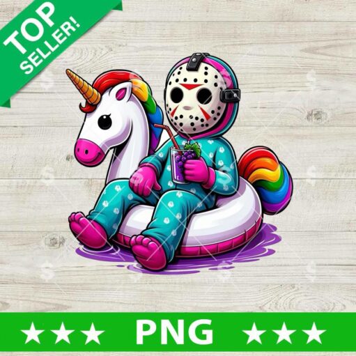 Jason Voorhees Summer Unicorn PNG