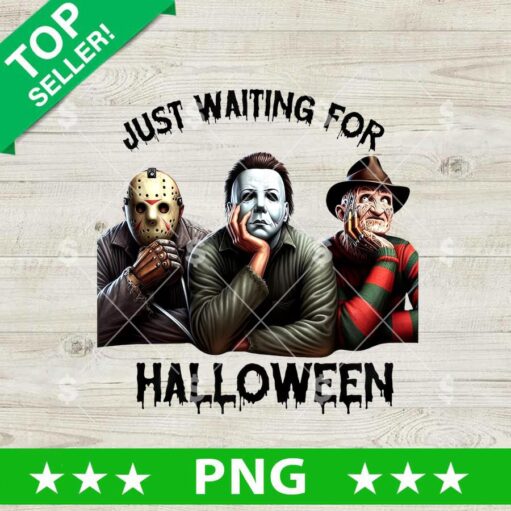 Just Waiting for Halloween Horror Movie Character PNG