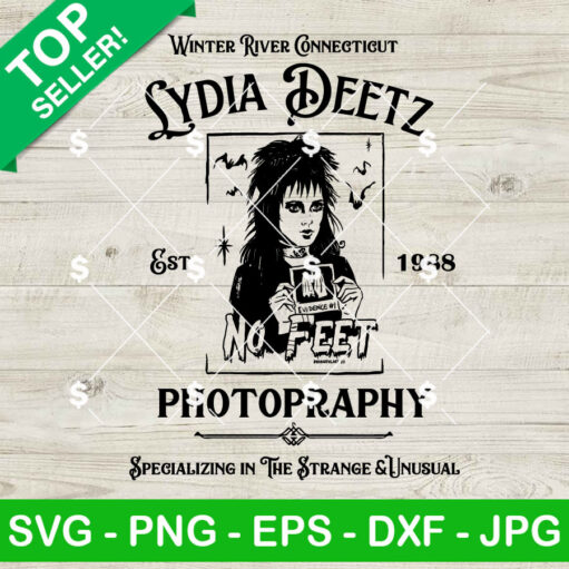 Lydia Deetz No Feet Polaroid SVG