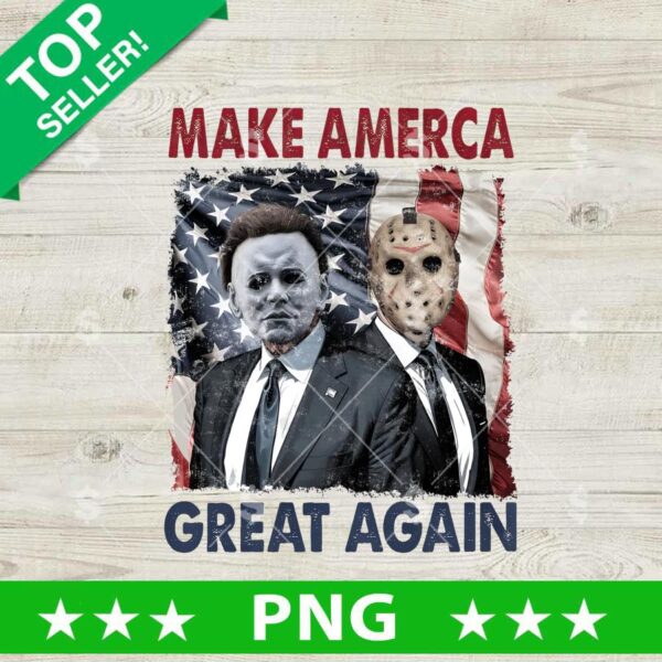 Make America Great Again Jason Voorhees And Michael Myers PNG