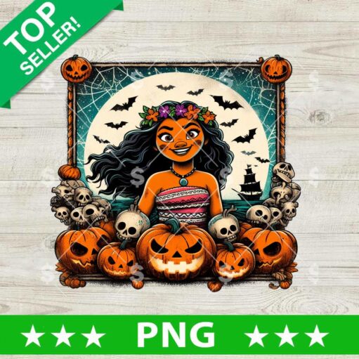 Moana Pumpkin Halloween Png