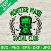Monster Mash Social Club Frankenstein SVG